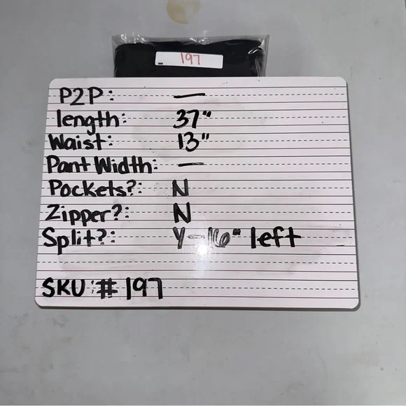 NWT Kenneth Cole Navy Blue Pencil Skirt #197 - Picture 6 of 6